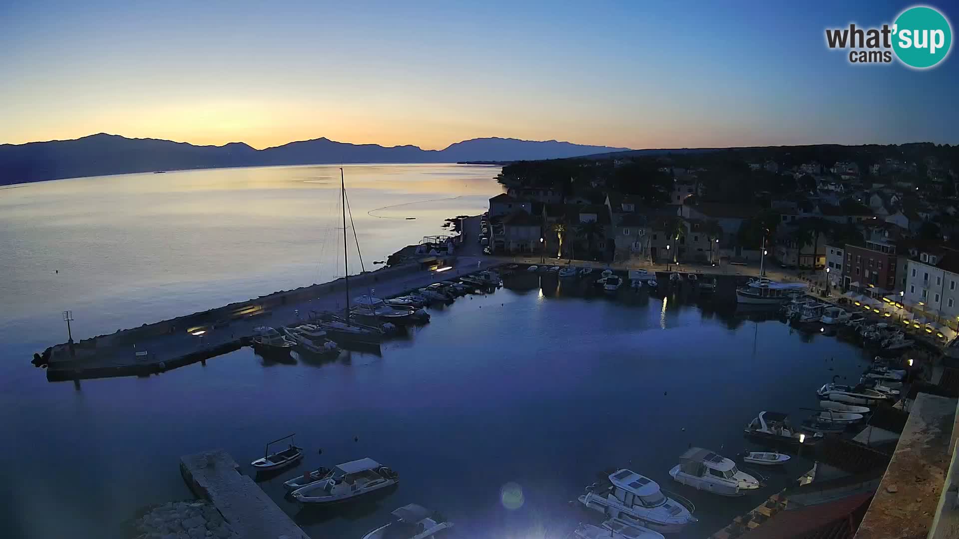Webcam Sutivan Panorama – Vista en vivo desde la isla de Brač