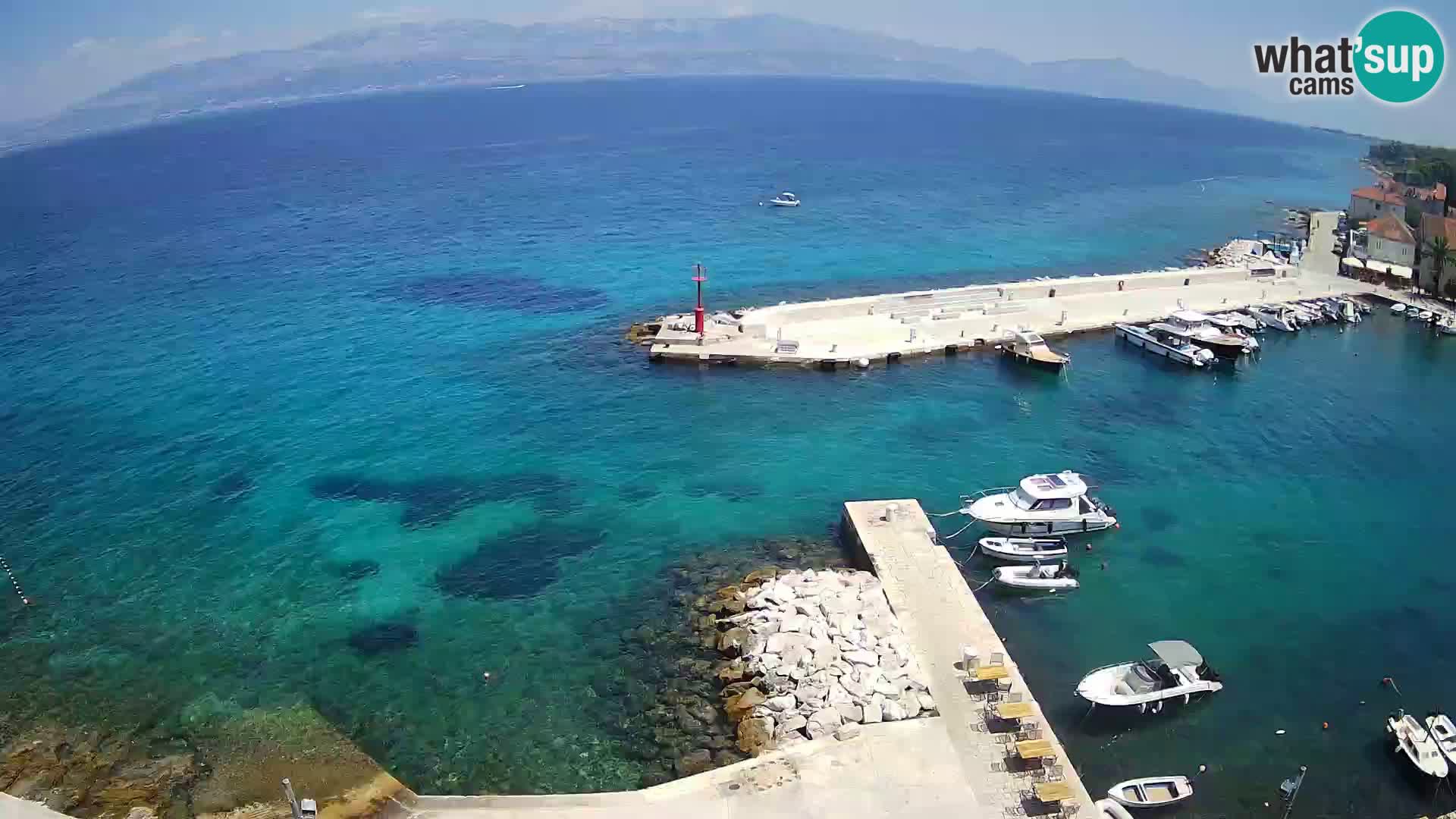 Webcam Sutivan Panorama – Vue en direct depuis l’île de Brač