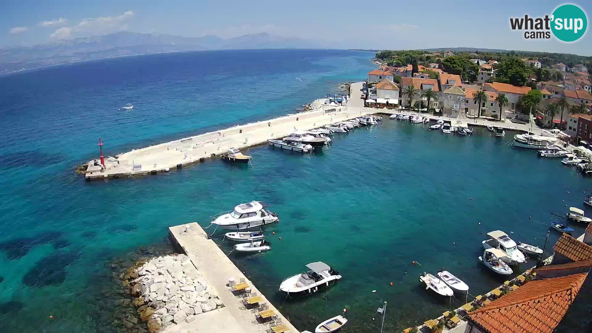 Webcam Sutivan Panorama – Vista en vivo desde la isla de Brač