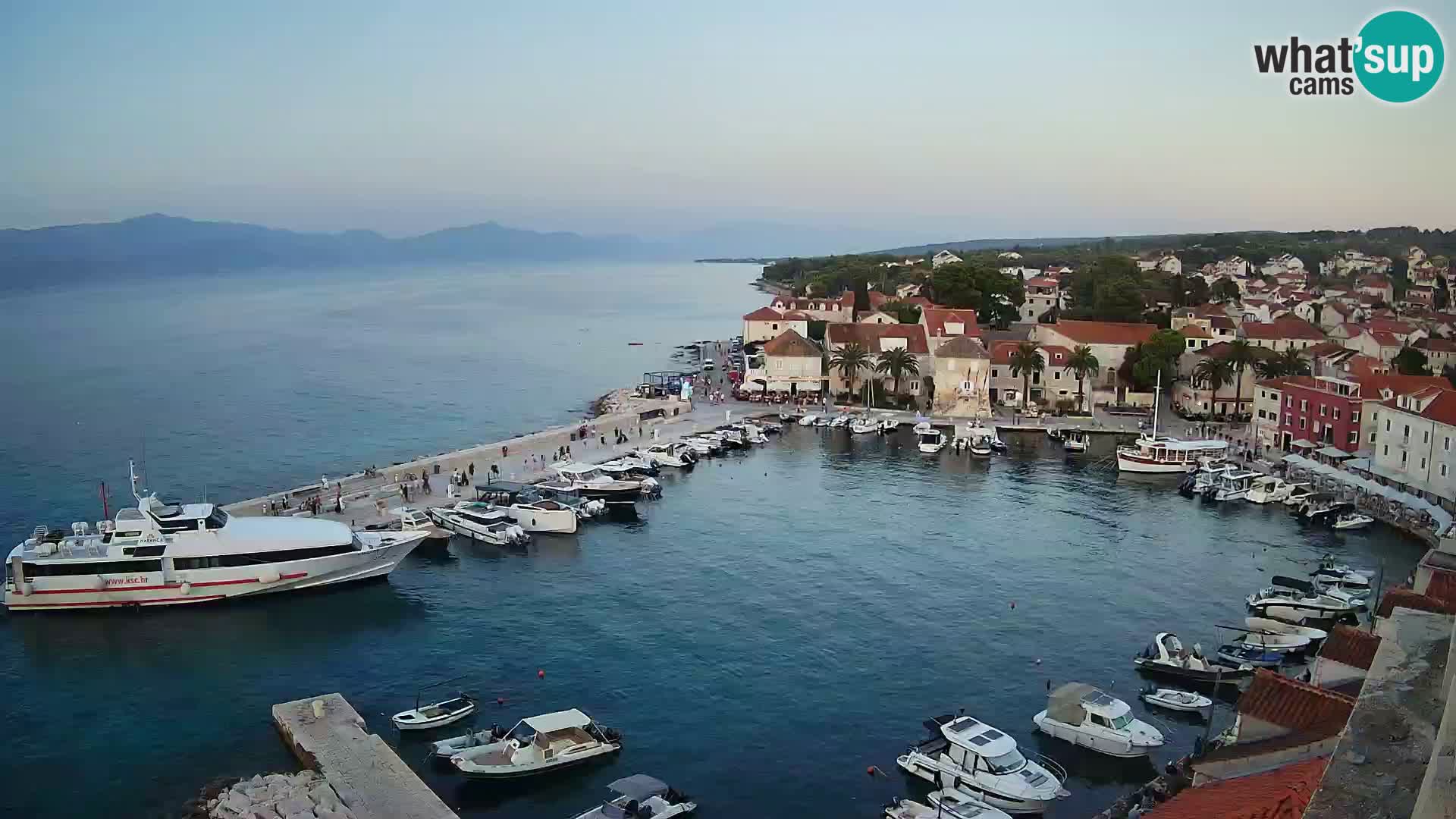 Webcam Sutivan panorama – Vista live dall’isola di Brač