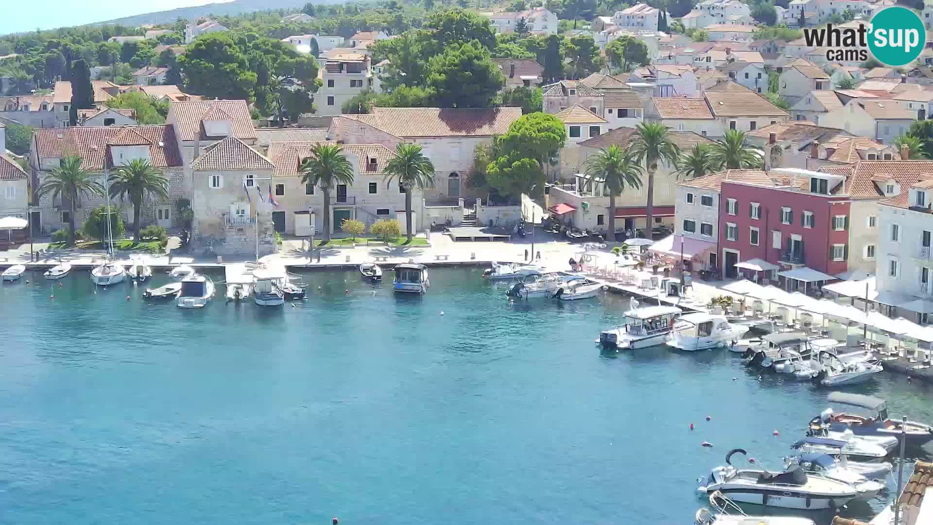Webcam Sutivan panorama – Vista live dall’isola di Brač