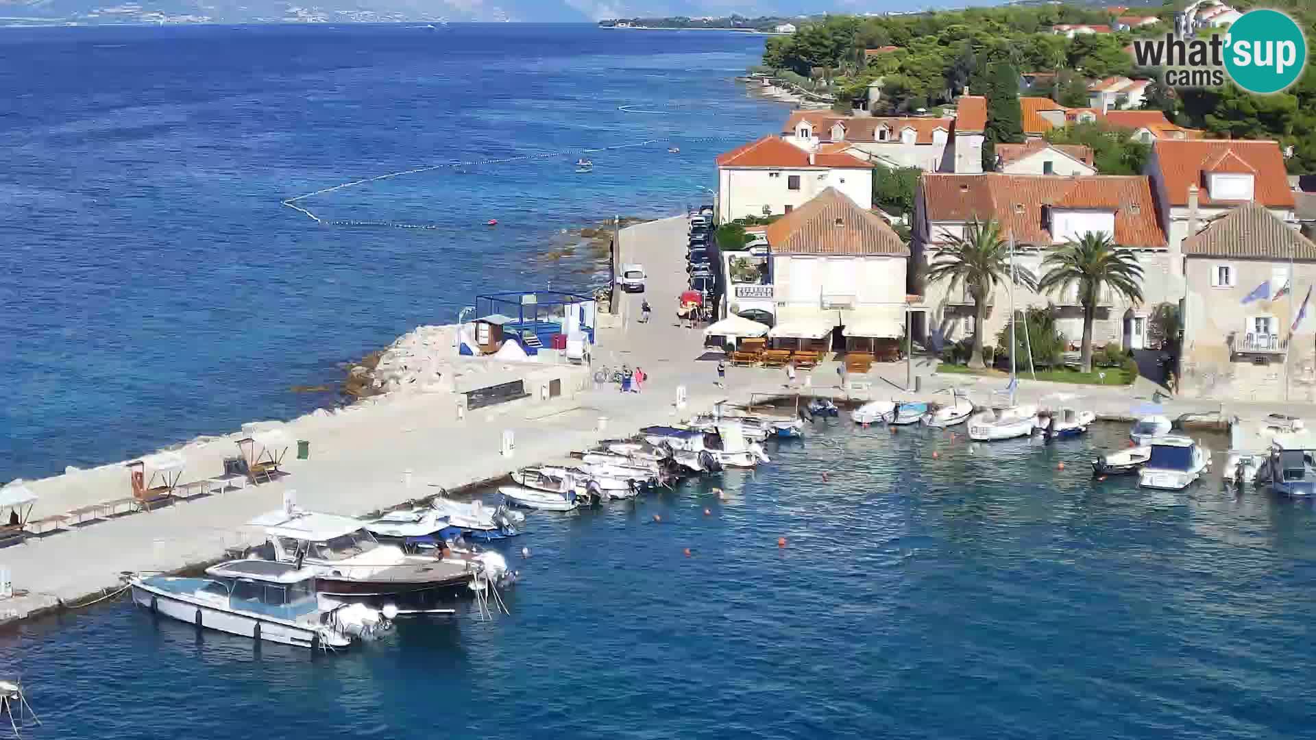 Webcam Sutivan panorama – Vista live dall’isola di Brač