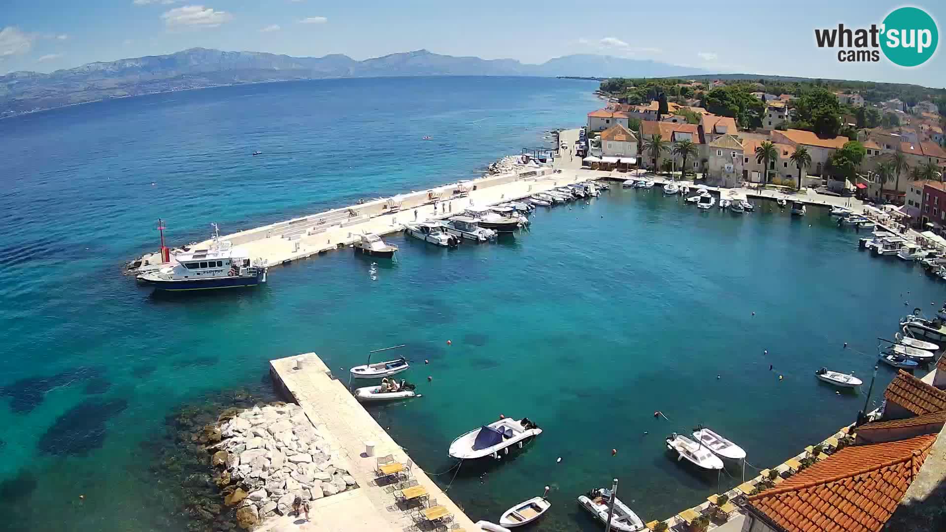 Webcam Sutivan Panorama – Vue en direct depuis l’île de Brač