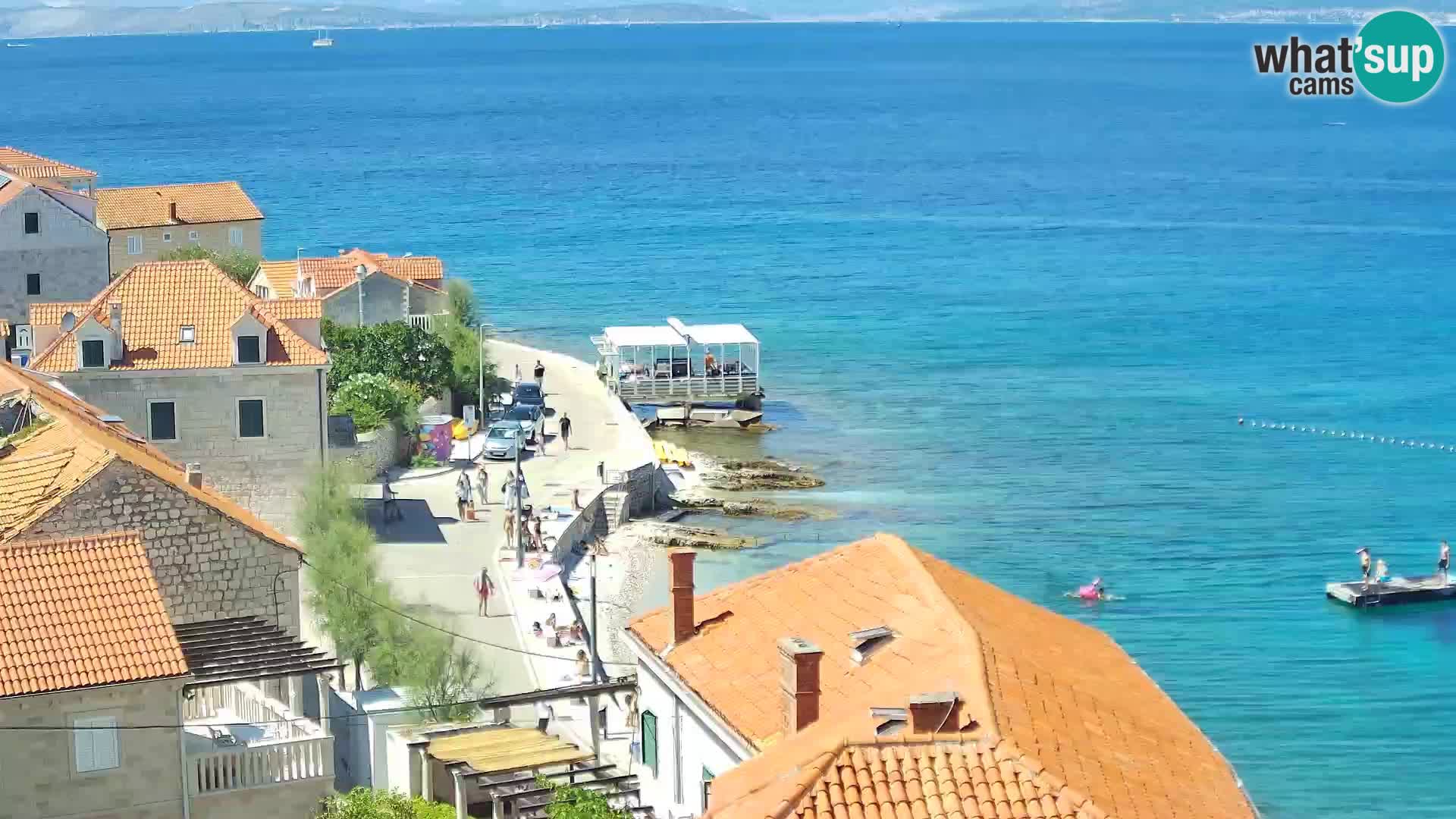 Web kamera Sutivan panorama – Pogled uživo s otoka Brača