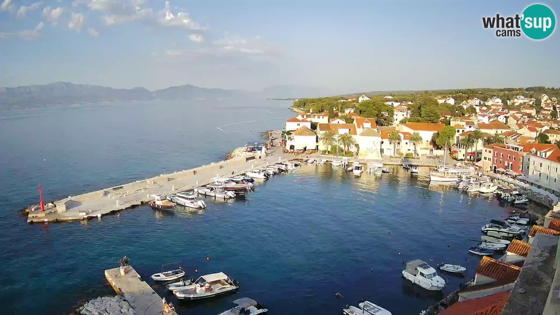 Webcam Sutivan Panorama – Vista en vivo desde la isla de Brač