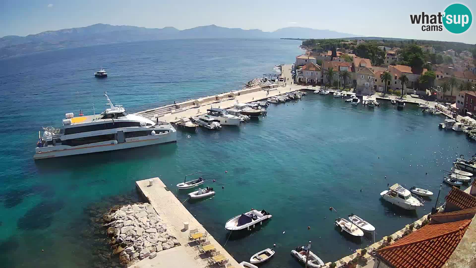 Webcam Sutivan Panorama – Vista en vivo desde la isla de Brač