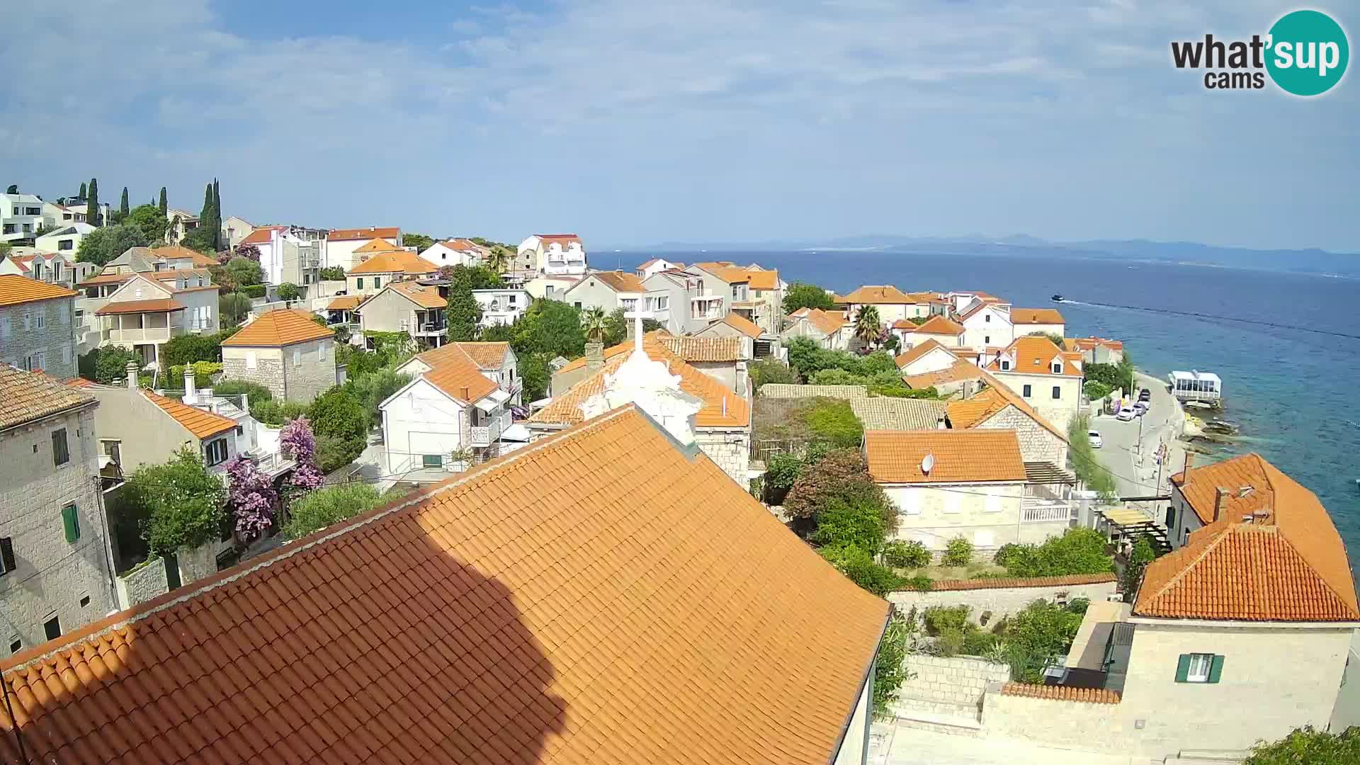 Web kamera Sutivan panorama – Pogled uživo s otoka Brača