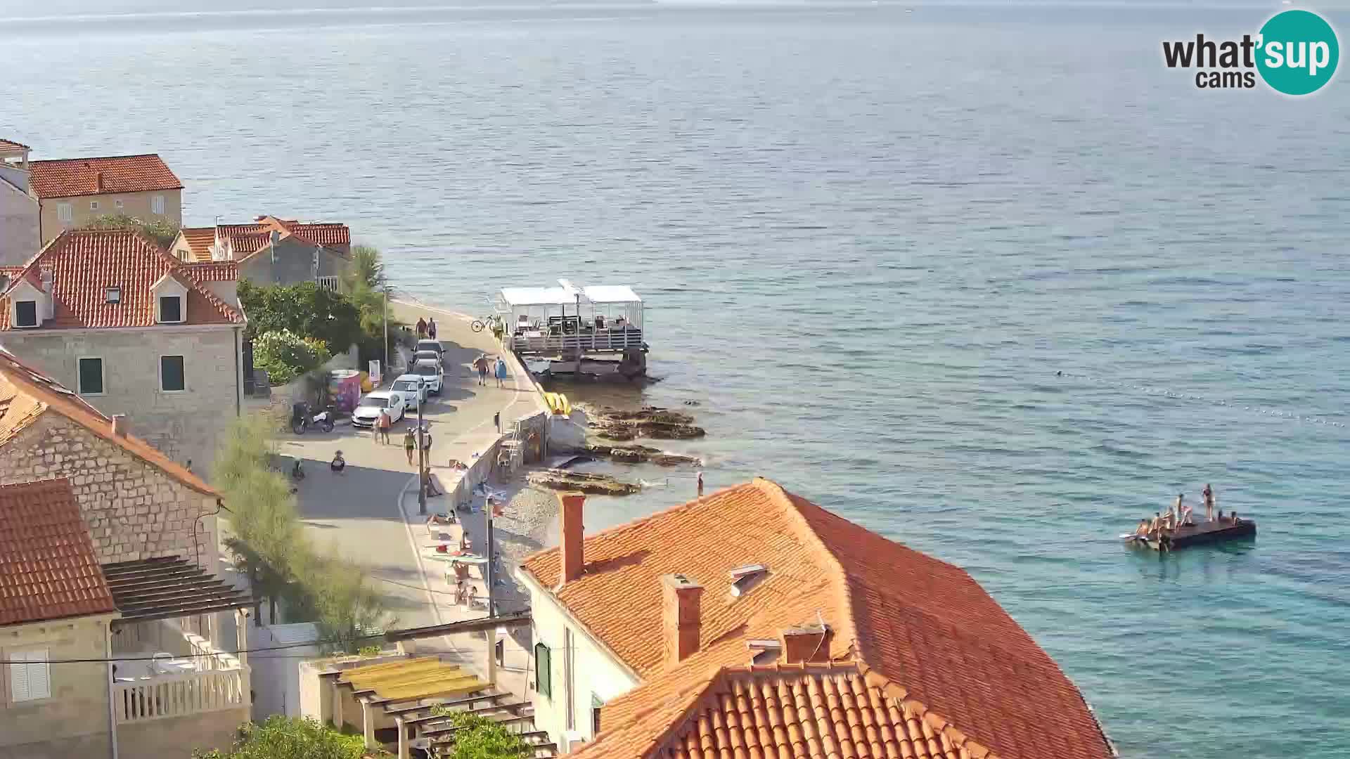 Web kamera Sutivan panorama – Pogled uživo s otoka Brača