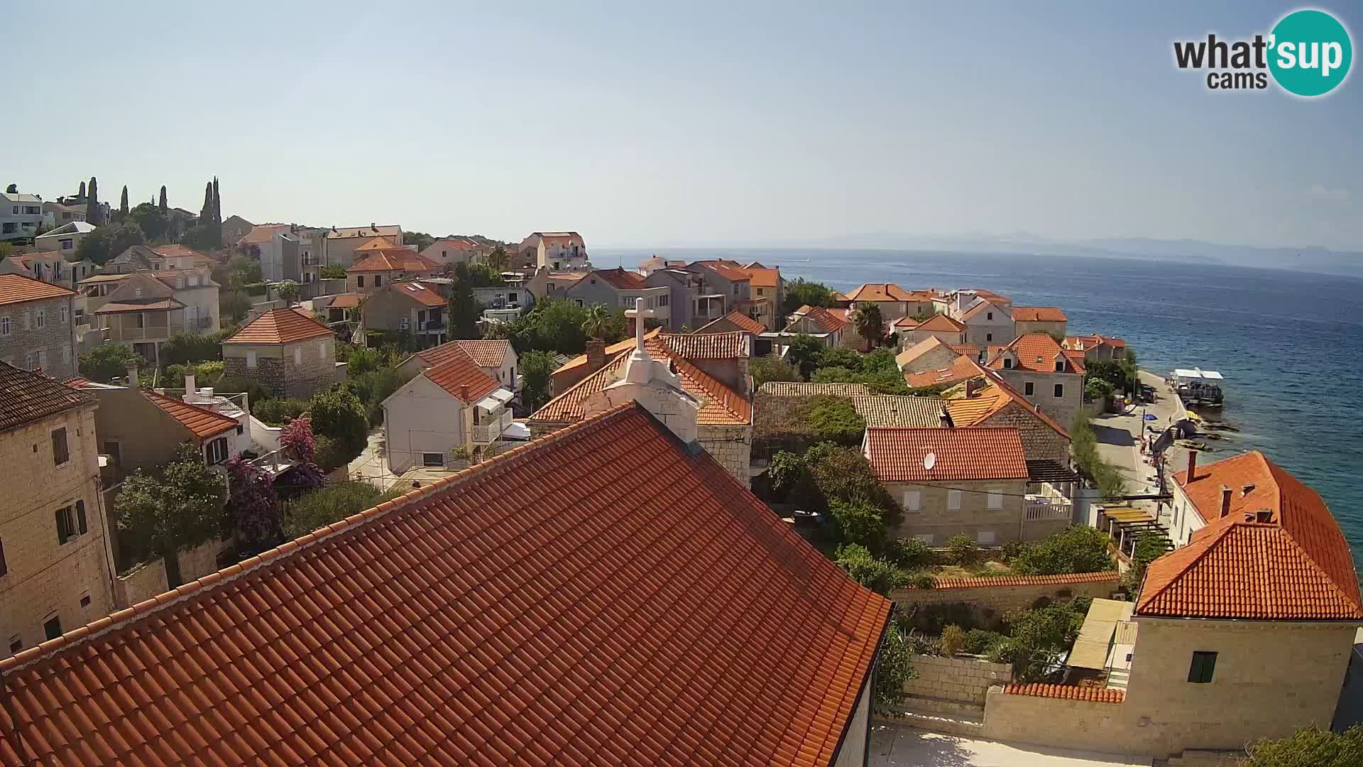 Web kamera Sutivan panorama – Pogled uživo s otoka Brača