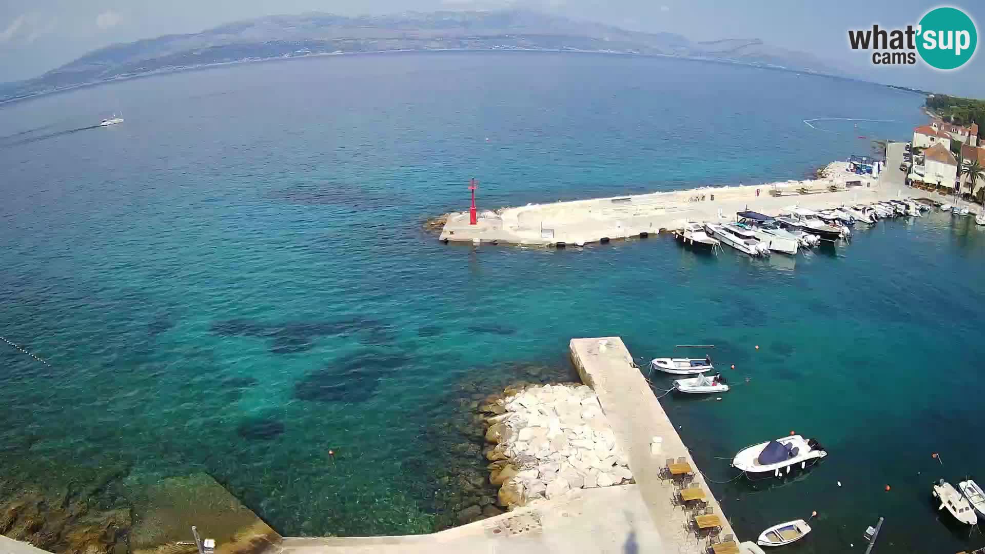 Webcam Sutivan panorama – Vista live dall’isola di Brač