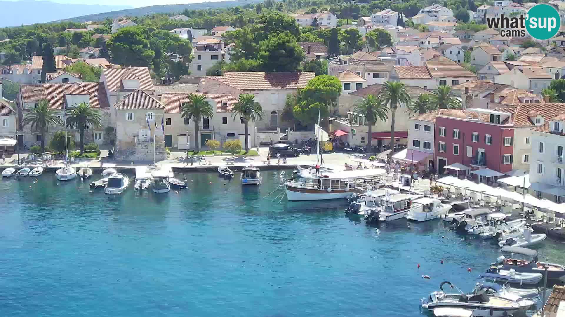Web kamera Sutivan panorama – Pogled uživo s otoka Brača