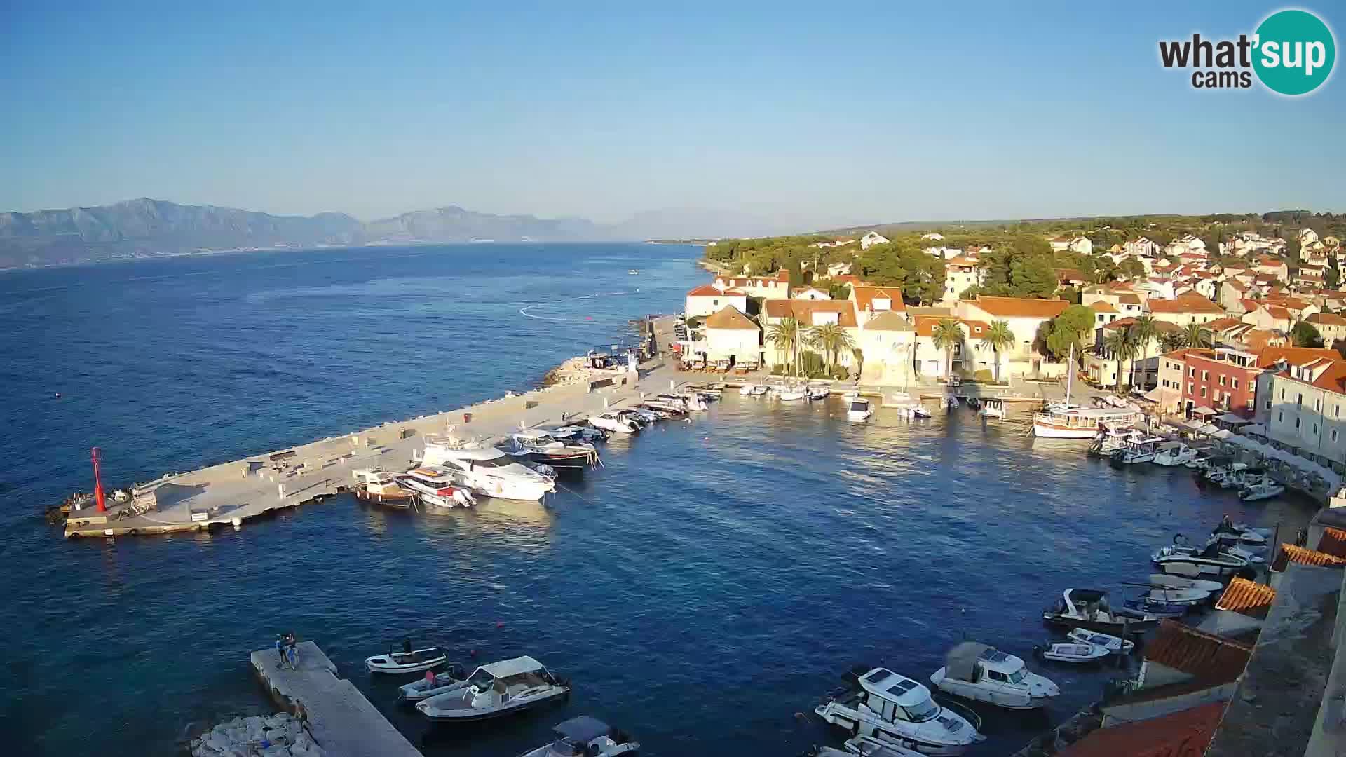 Webcam Sutivan Panorama – Vista en vivo desde la isla de Brač