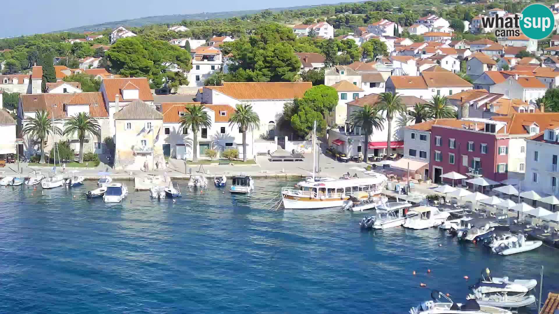 Spletna kamera Sutivan panorama – pogled v živo z otoka Brač