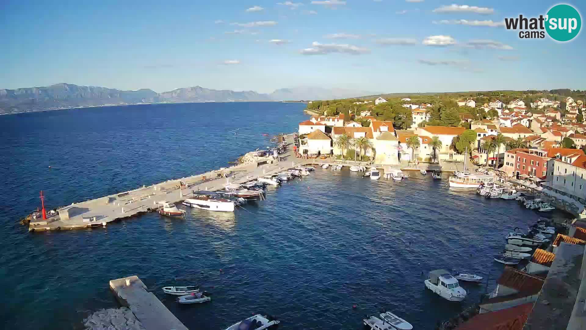 Webcam Sutivan panorama – Vista live dall’isola di Brač