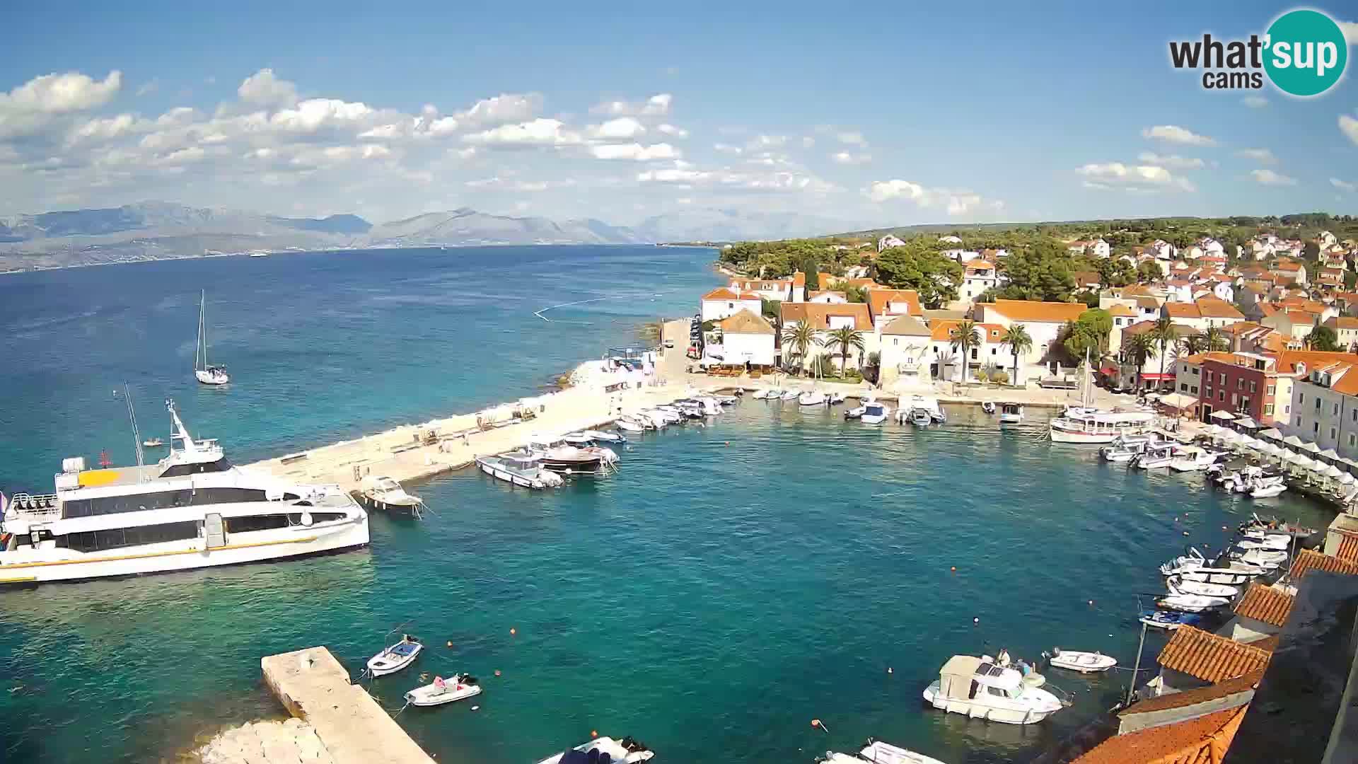 Webcam Sutivan Panorama – Vista en vivo desde la isla de Brač