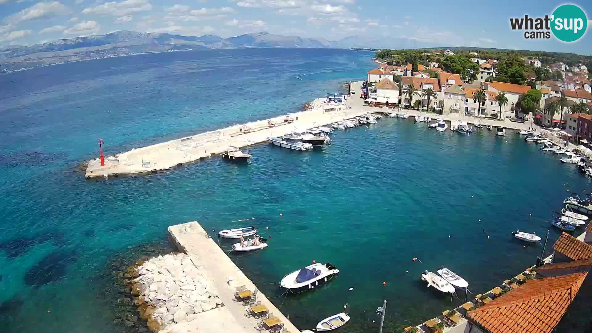 Webcam Sutivan Panorama – Vista en vivo desde la isla de Brač