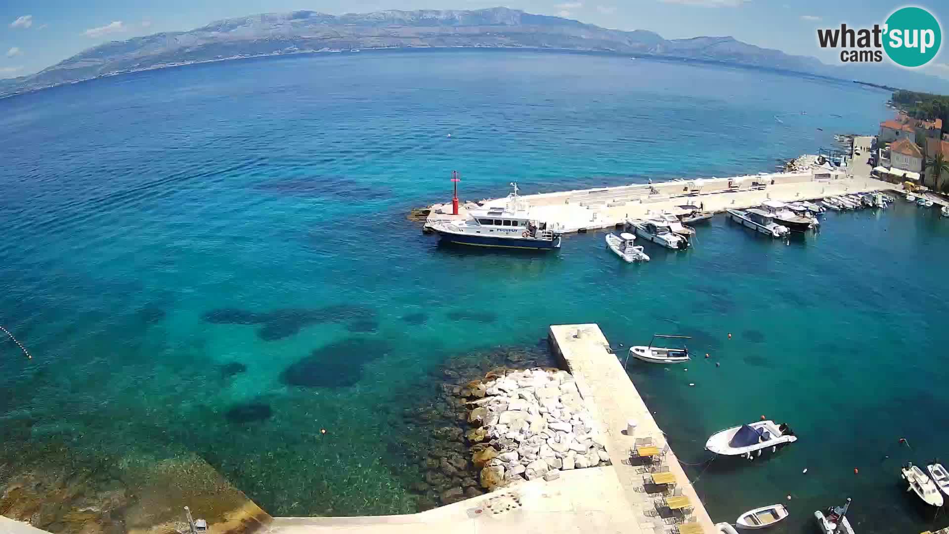 Webcam Sutivan Panorama – Liveblick von der Insel Brač