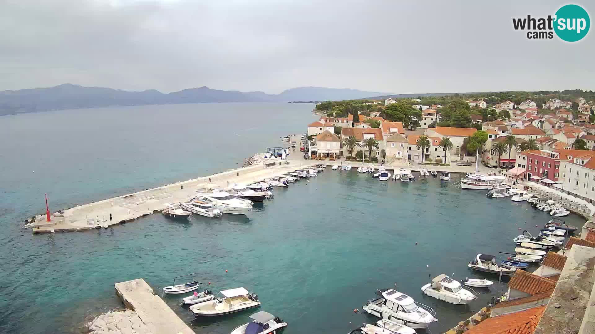 Webcam Sutivan panorama – Vista live dall’isola di Brač
