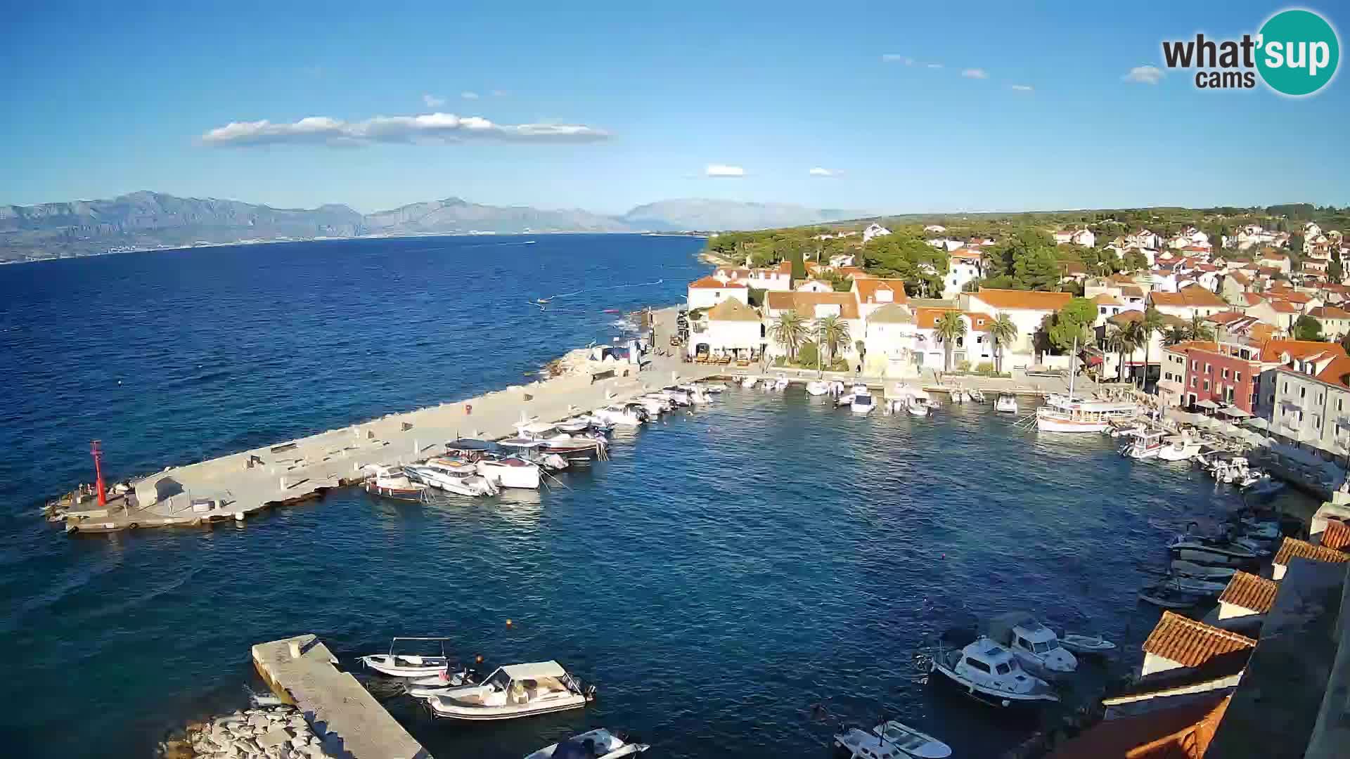 Webcam Sutivan Panorama – Vista en vivo desde la isla de Brač