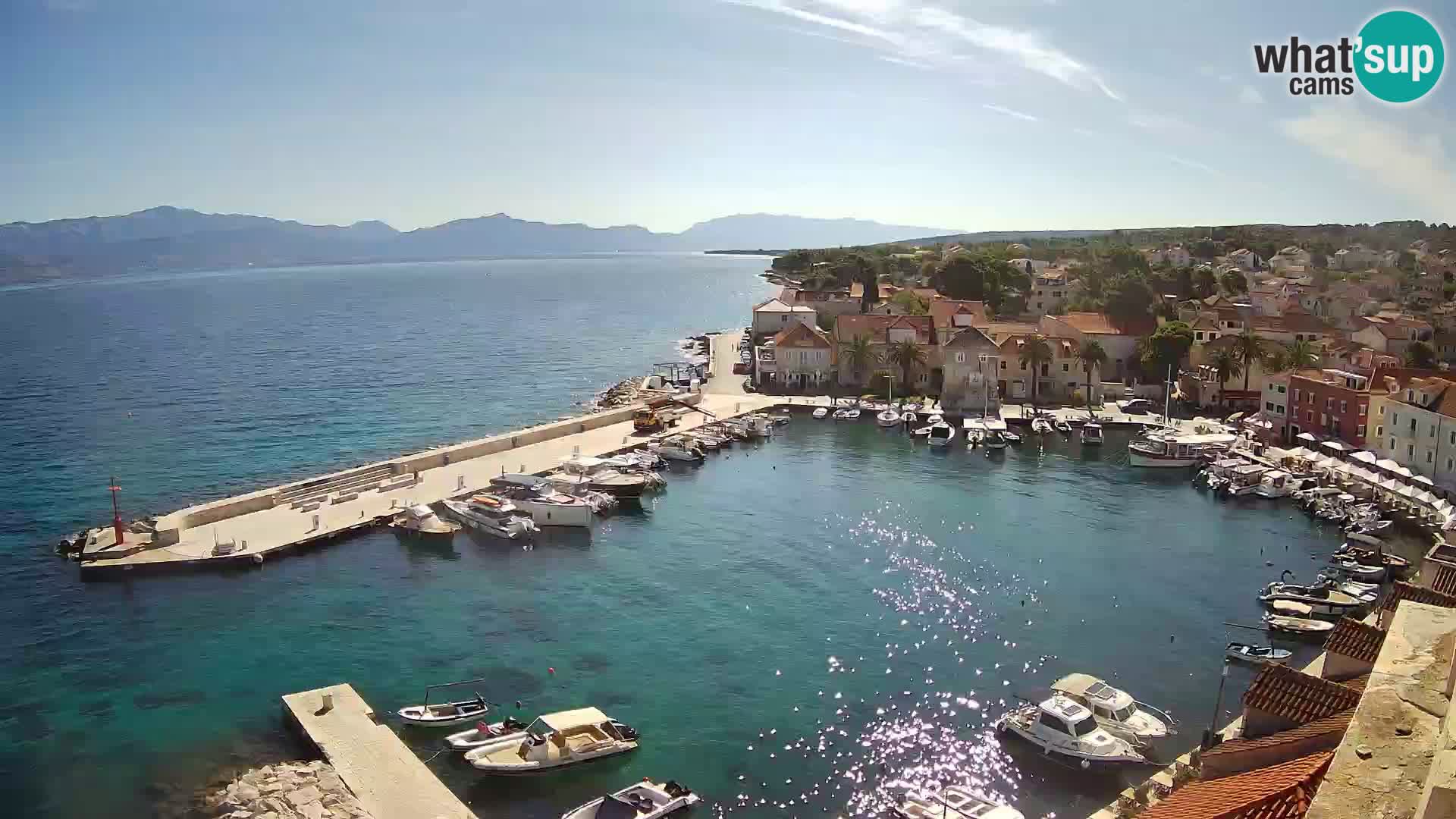 Webcam Sutivan Panorama – Vista en vivo desde la isla de Brač