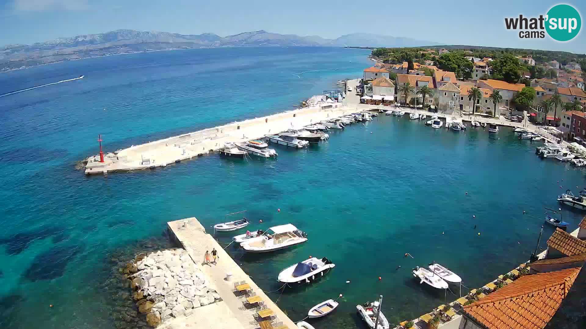 Webcam Sutivan Panorama – Vue en direct depuis l’île de Brač