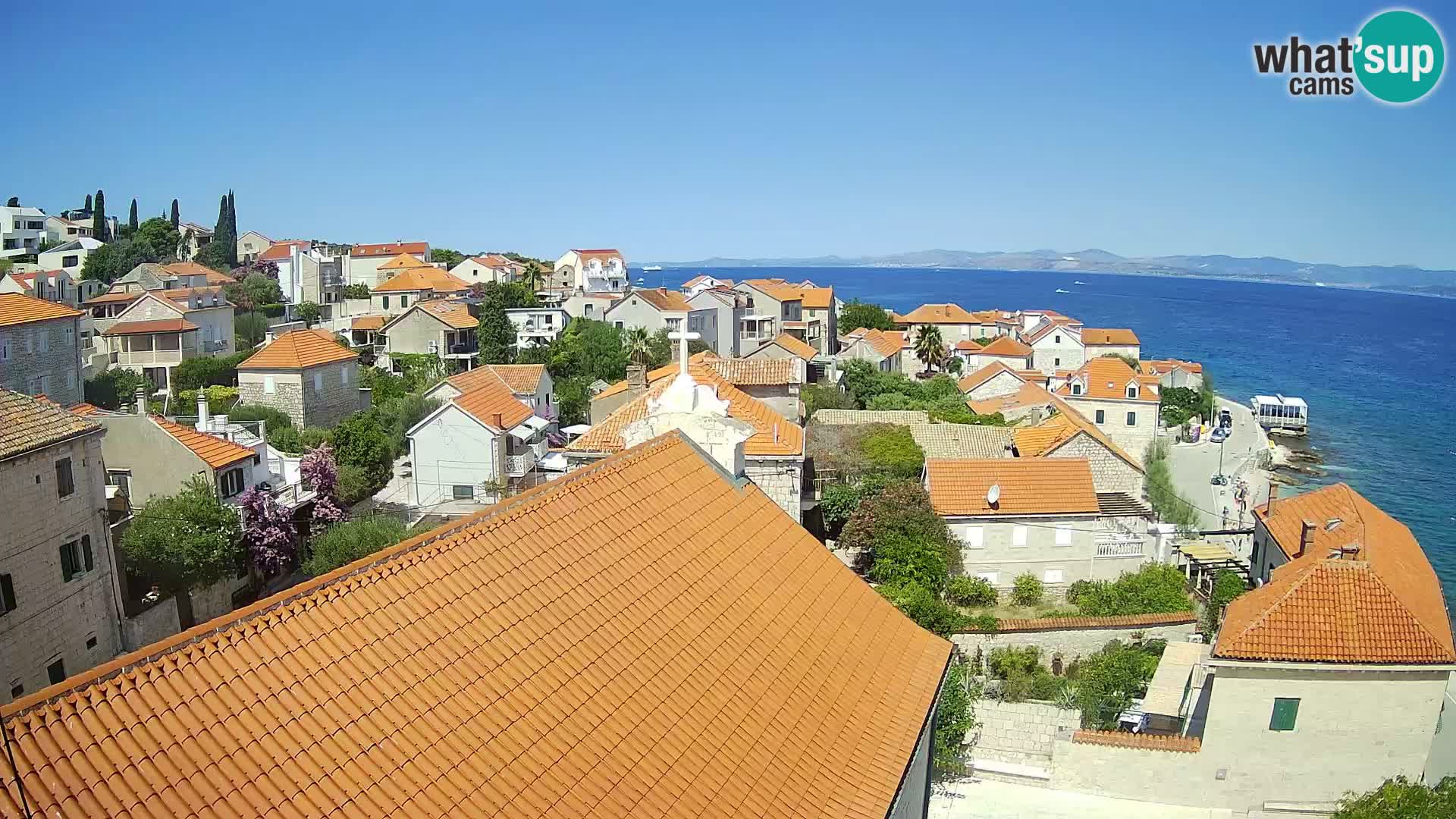 Webcam Sutivan Panorama – Vista en vivo desde la isla de Brač