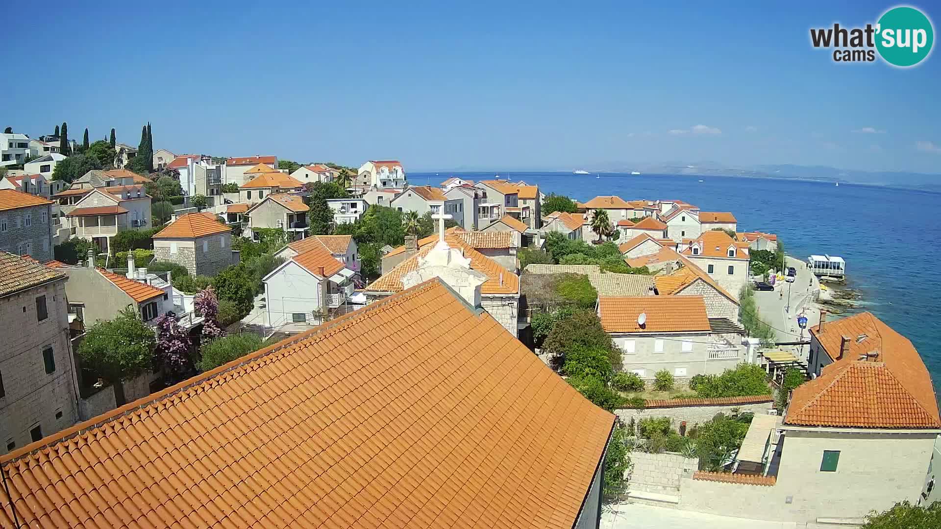 Webcam Sutivan Panorama – Vista en vivo desde la isla de Brač