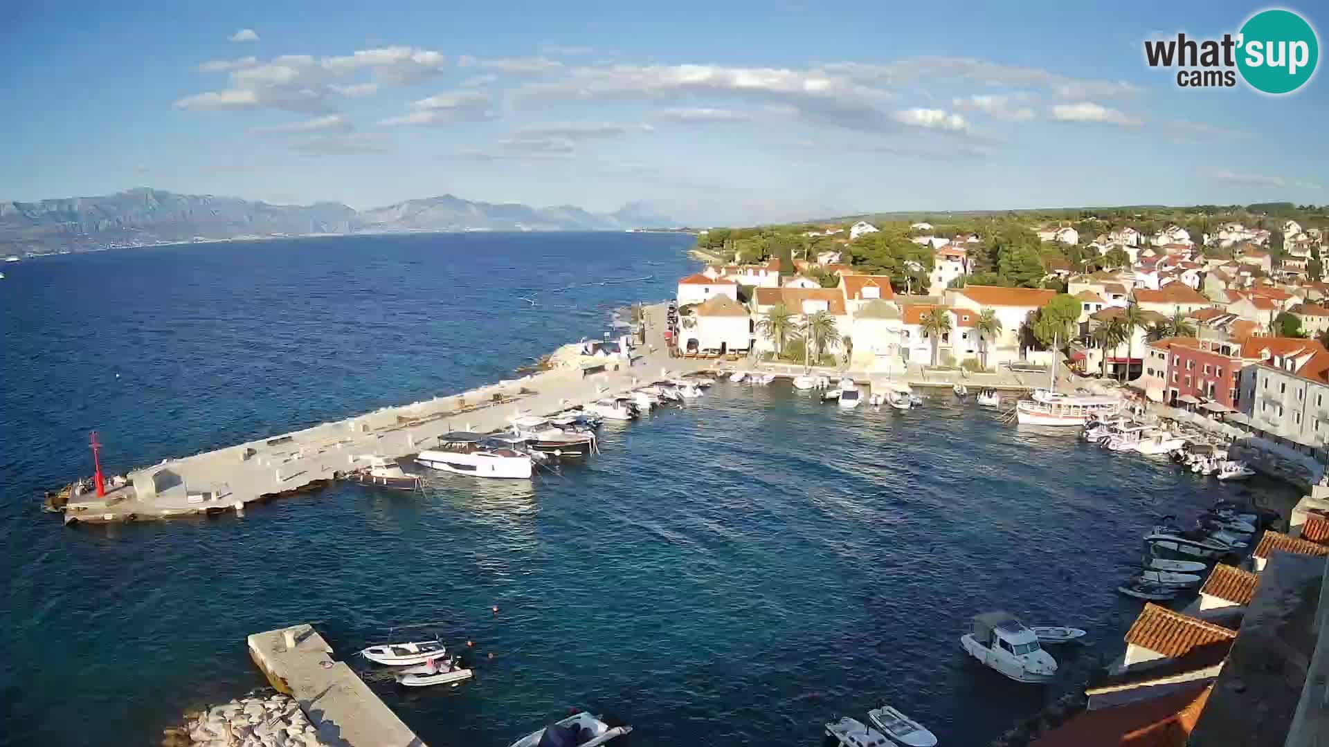 Webcam Sutivan Panorama – Liveblick von der Insel Brač