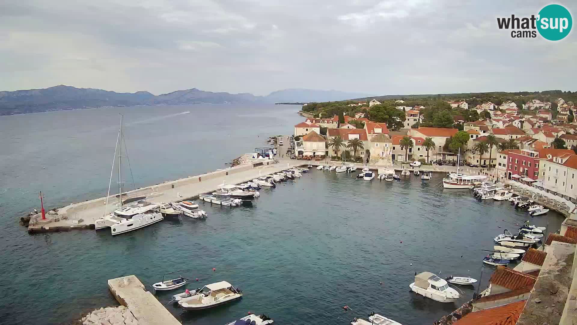 Webcam Sutivan panorama – Vista live dall’isola di Brač