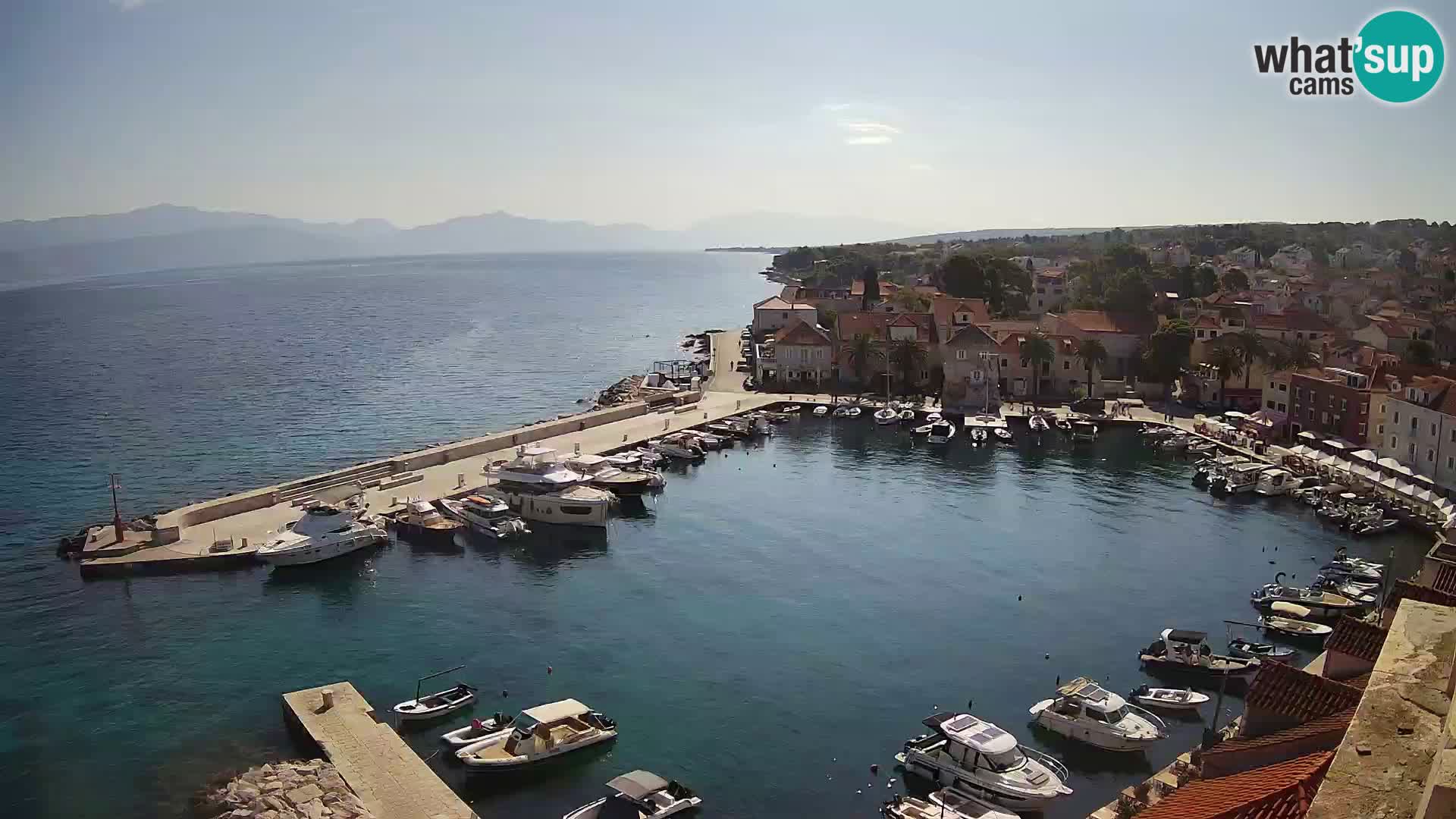 Webcam Sutivan Panorama – Vista en vivo desde la isla de Brač