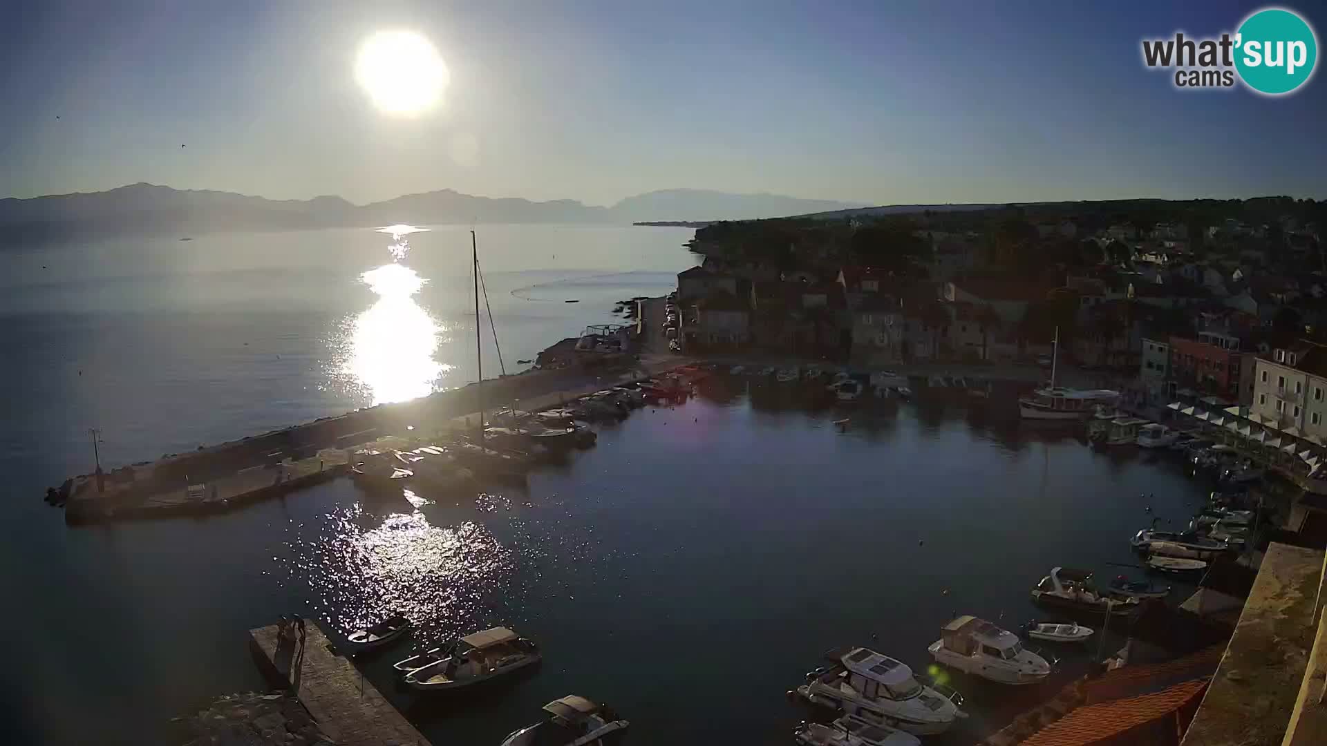 Webcam Sutivan Panorama – Vista en vivo desde la isla de Brač
