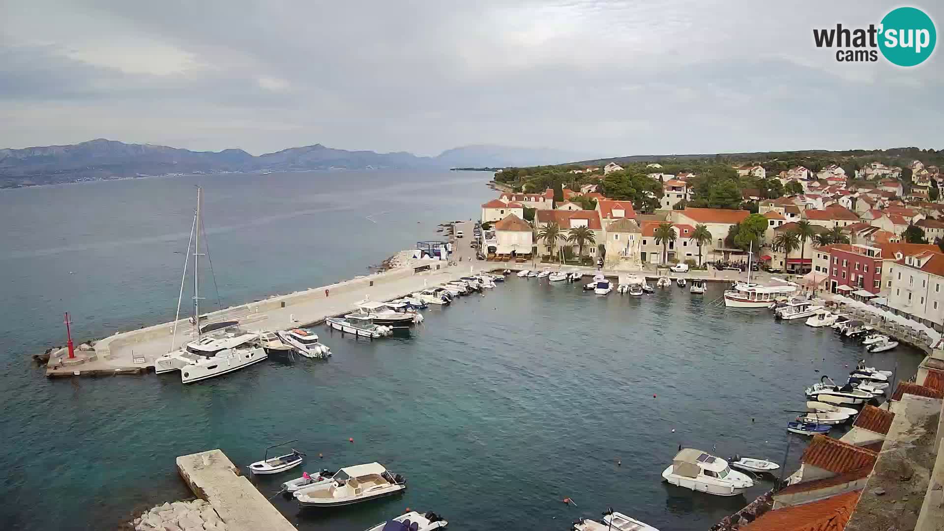 Webcam Sutivan Panorama – Vue en direct depuis l’île de Brač