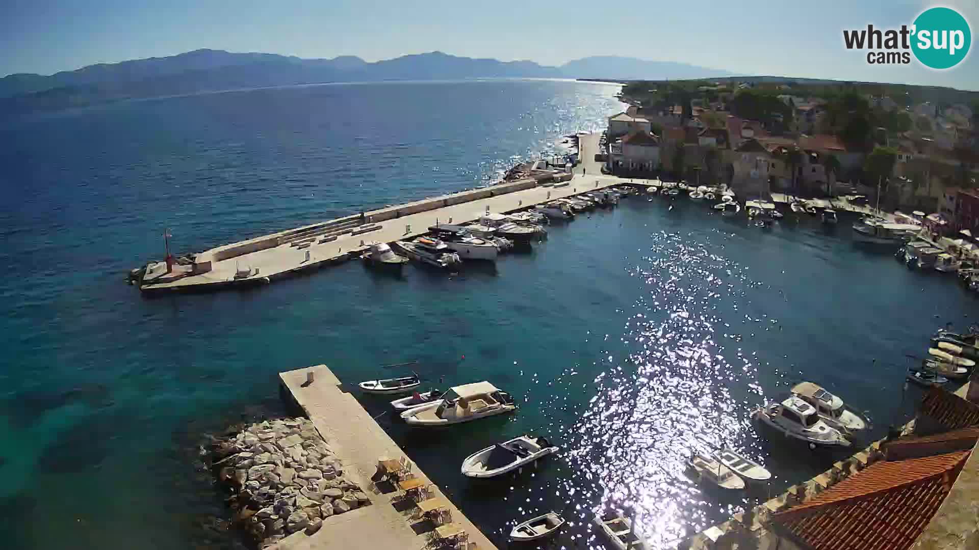 Webcam Sutivan Panorama – Vista en vivo desde la isla de Brač