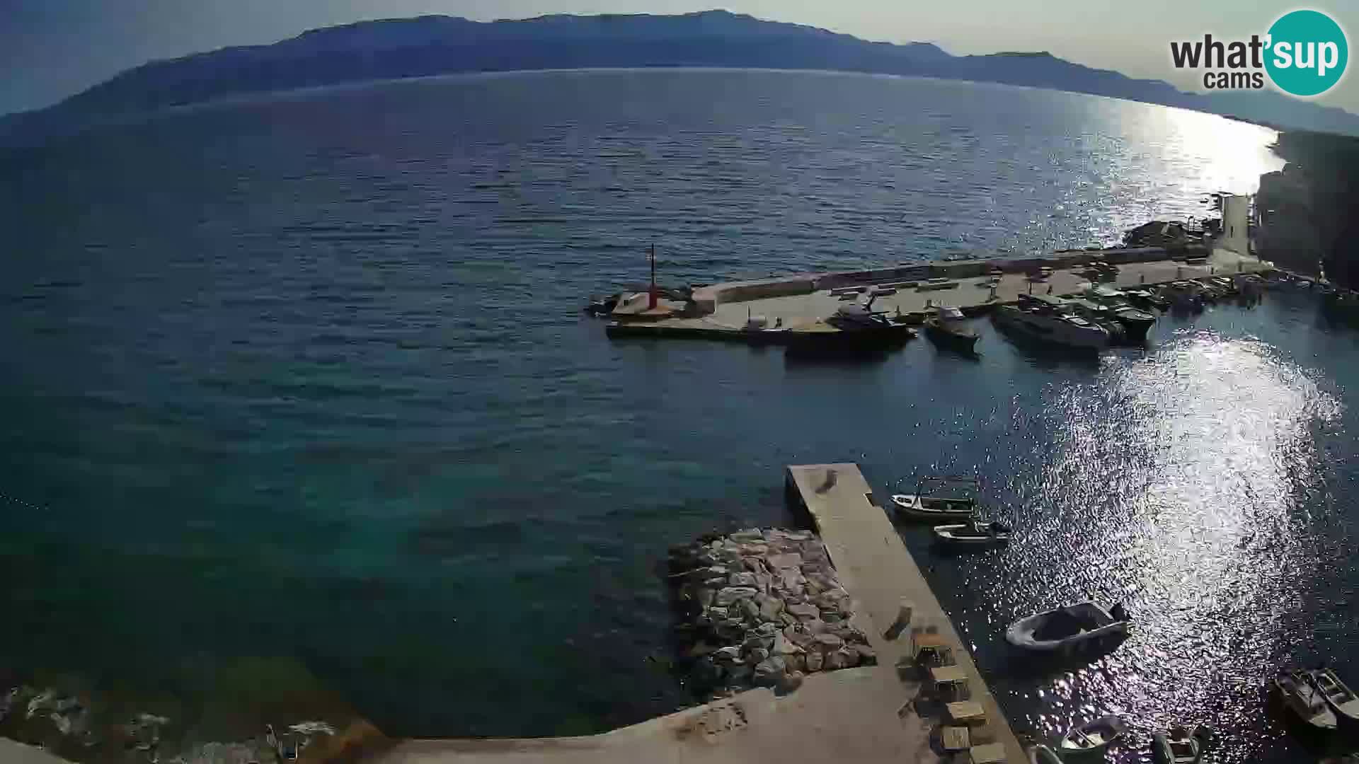 Webcam Sutivan Panorama – Vista en vivo desde la isla de Brač