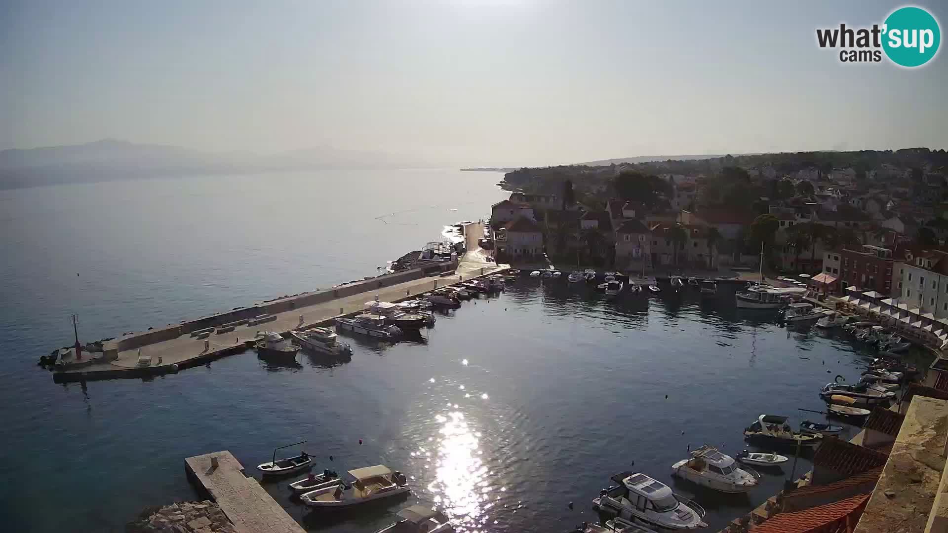 Webcam Sutivan Panorama – Vista en vivo desde la isla de Brač