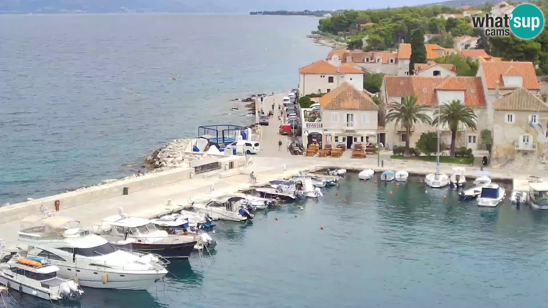 Web kamera Sutivan panorama – Pogled uživo s otoka Brača