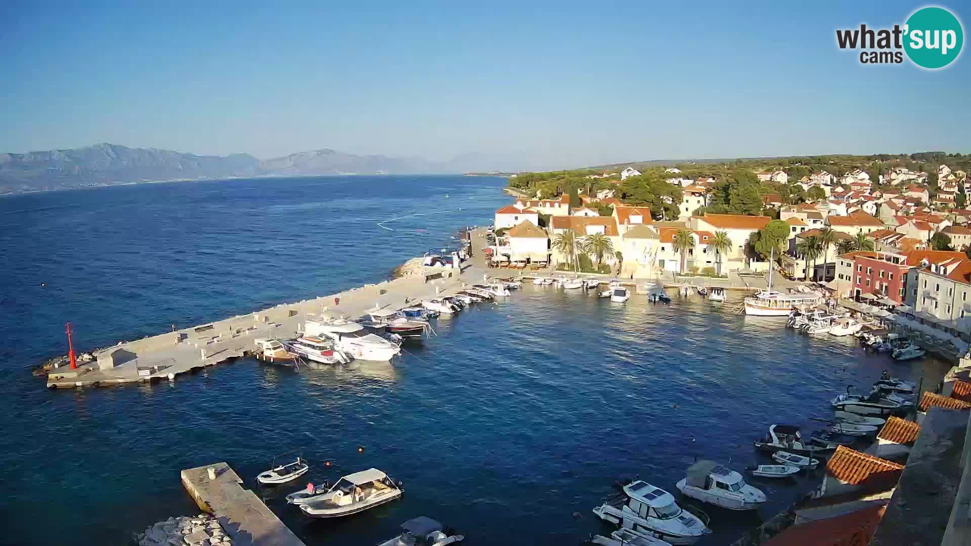 Webcam Sutivan Panorama – Vue en direct depuis l’île de Brač