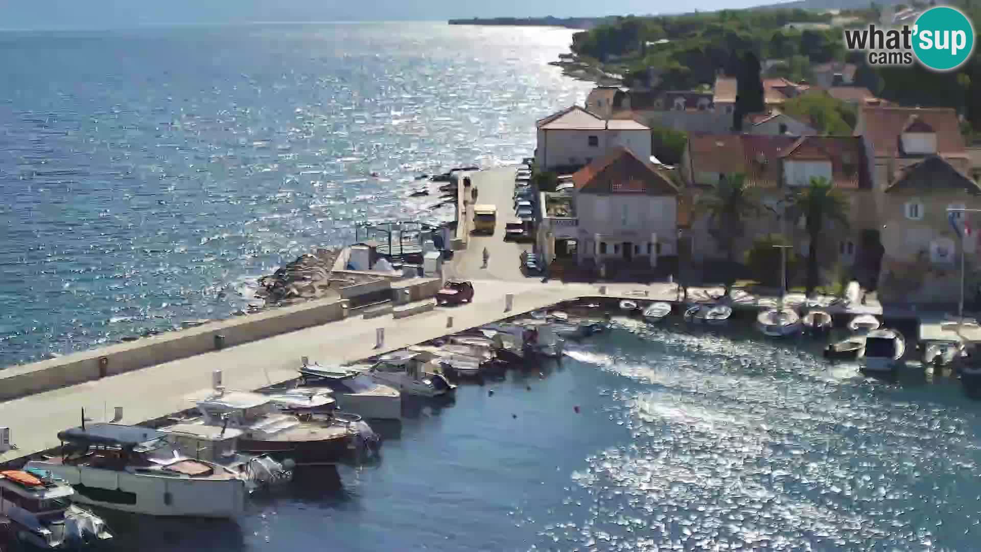 Webcam Sutivan Panorama – Vista en vivo desde la isla de Brač