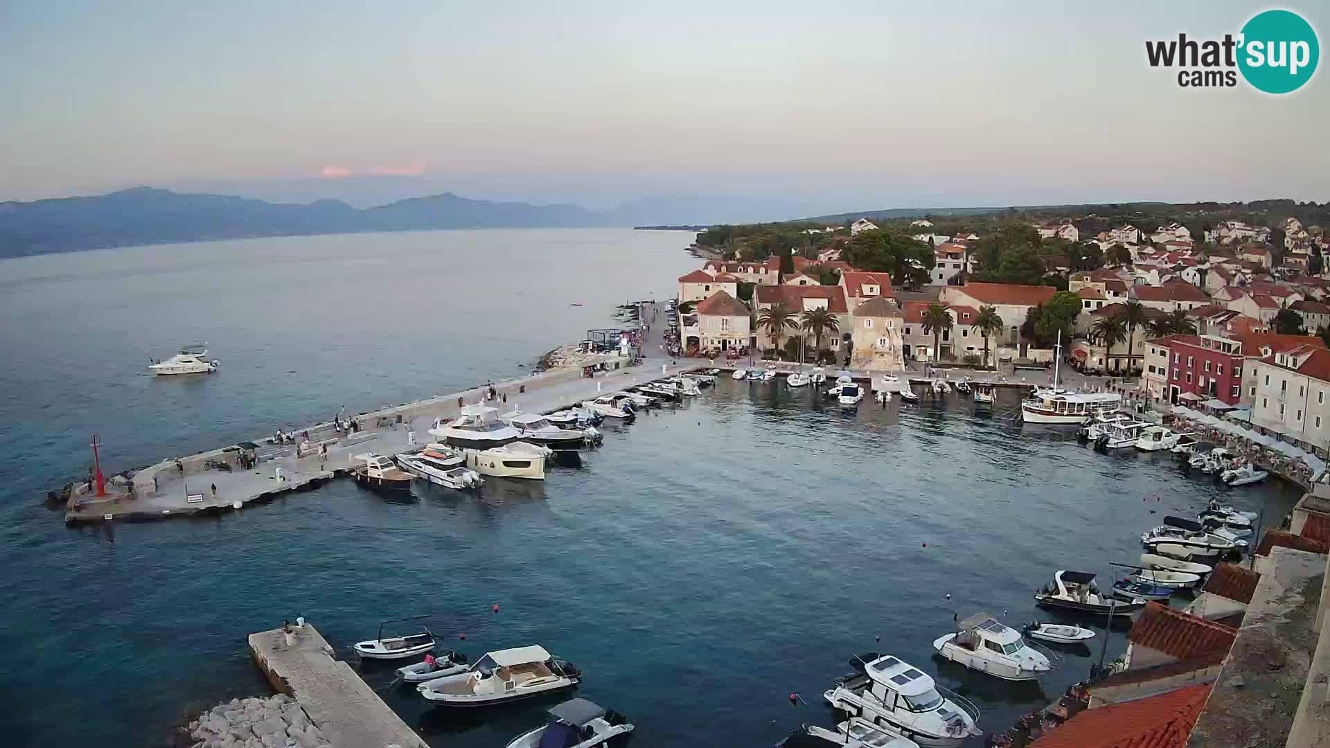 Webcam Sutivan Panorama – Vista en vivo desde la isla de Brač