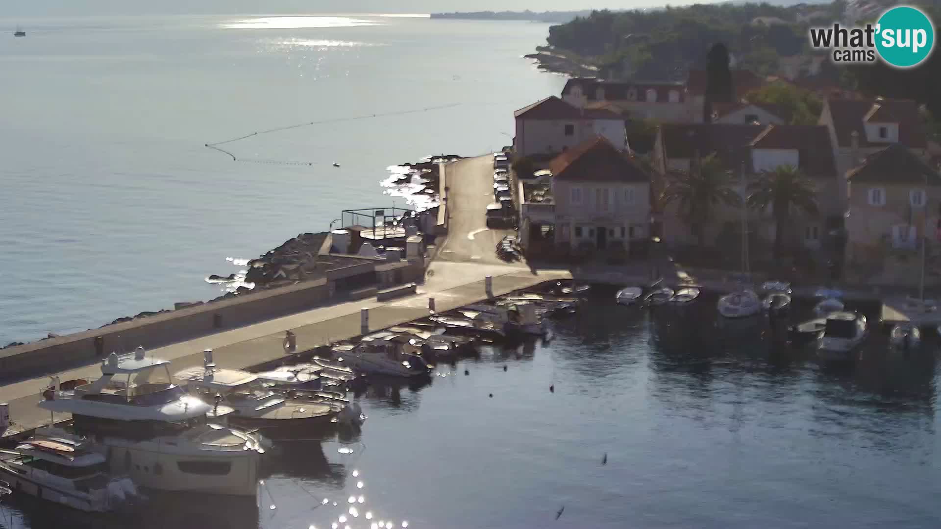 Webcam Sutivan panorama – Vista live dall’isola di Brač