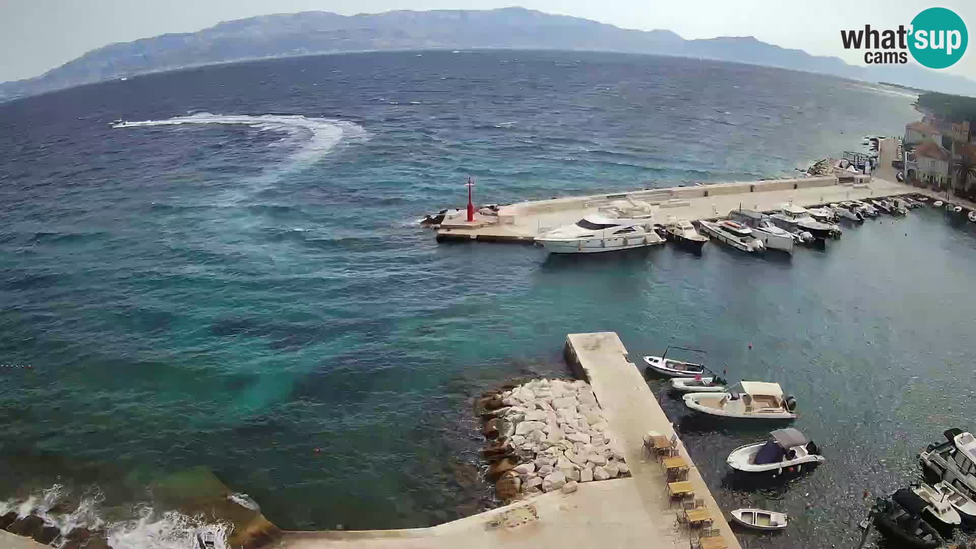 Webcam Sutivan Panorama – Vista en vivo desde la isla de Brač