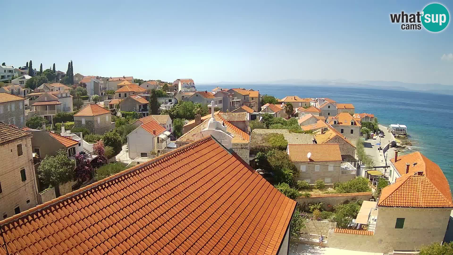 Webcam Sutivan panorama – Vista live dall’isola di Brač