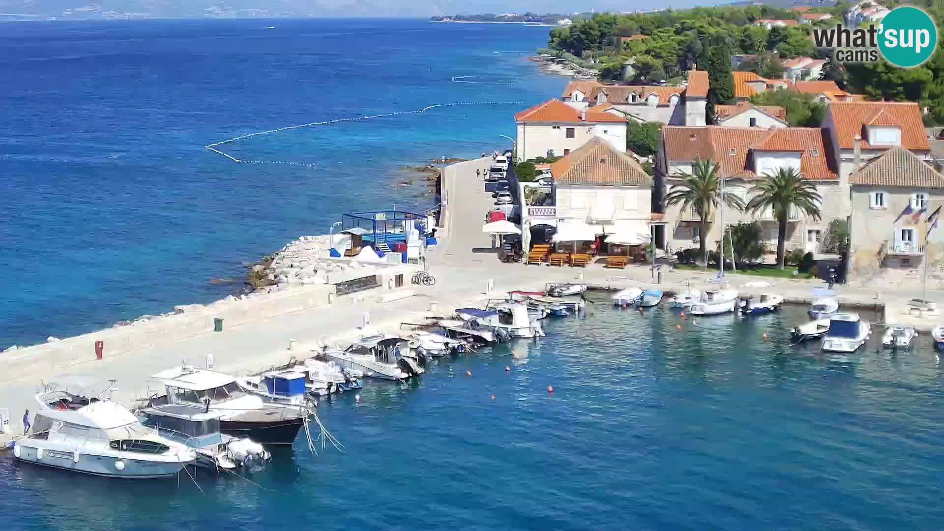 Webcam Sutivan panorama – Vista live dall’isola di Brač