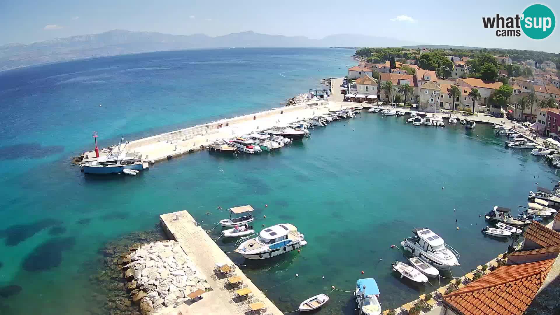Webcam Sutivan Panorama – Vista en vivo desde la isla de Brač
