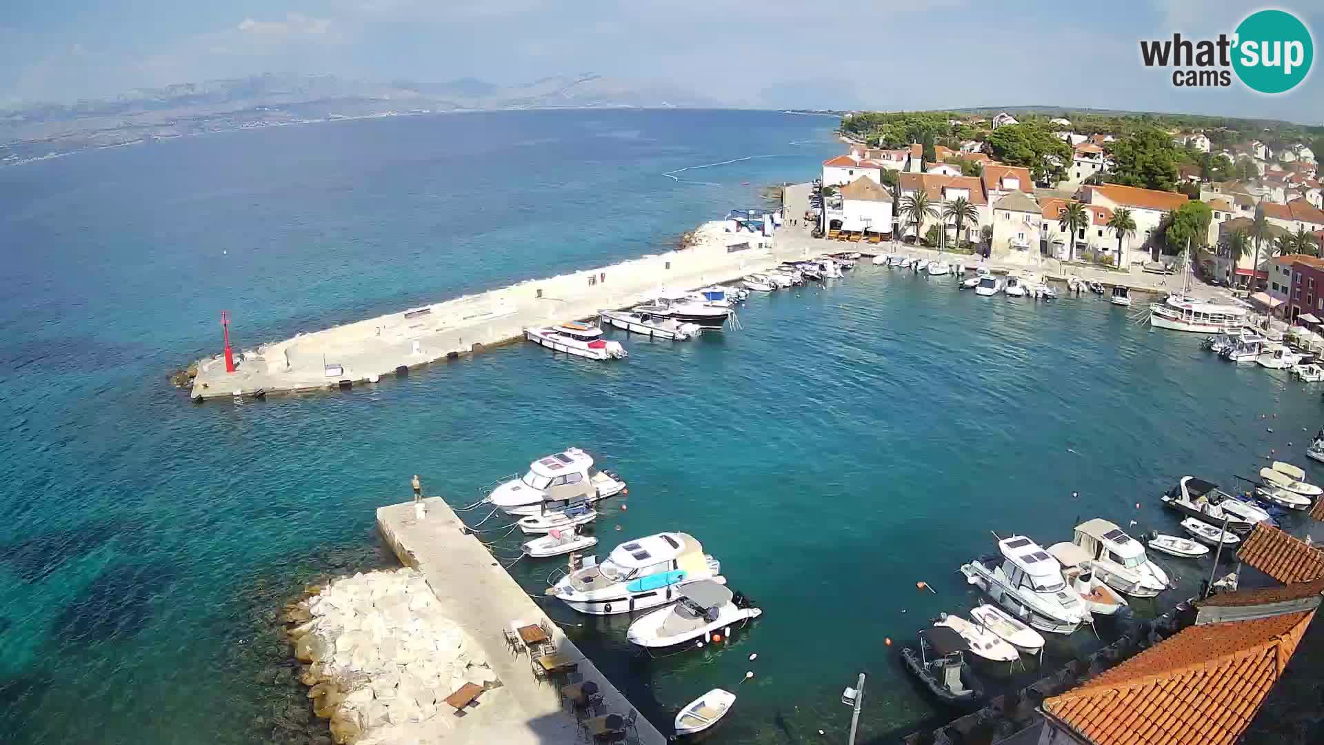 Webcam Sutivan Panorama – Vista en vivo desde la isla de Brač