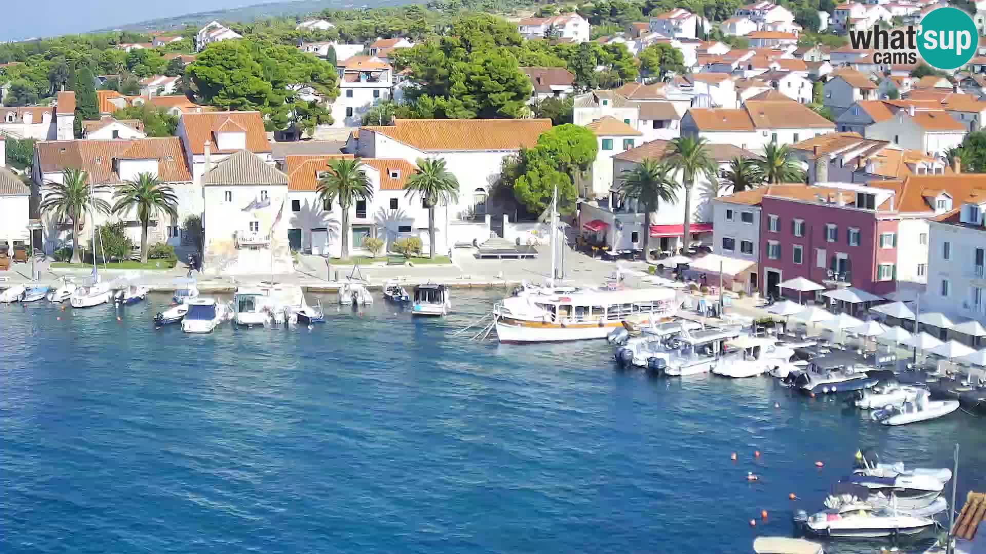 Spletna kamera Sutivan panorama – pogled v živo z otoka Brač