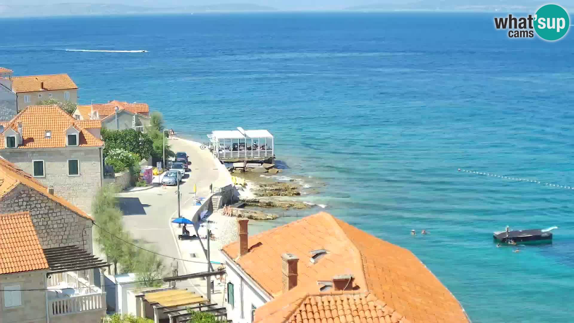 Web kamera Sutivan panorama – Pogled uživo s otoka Brača