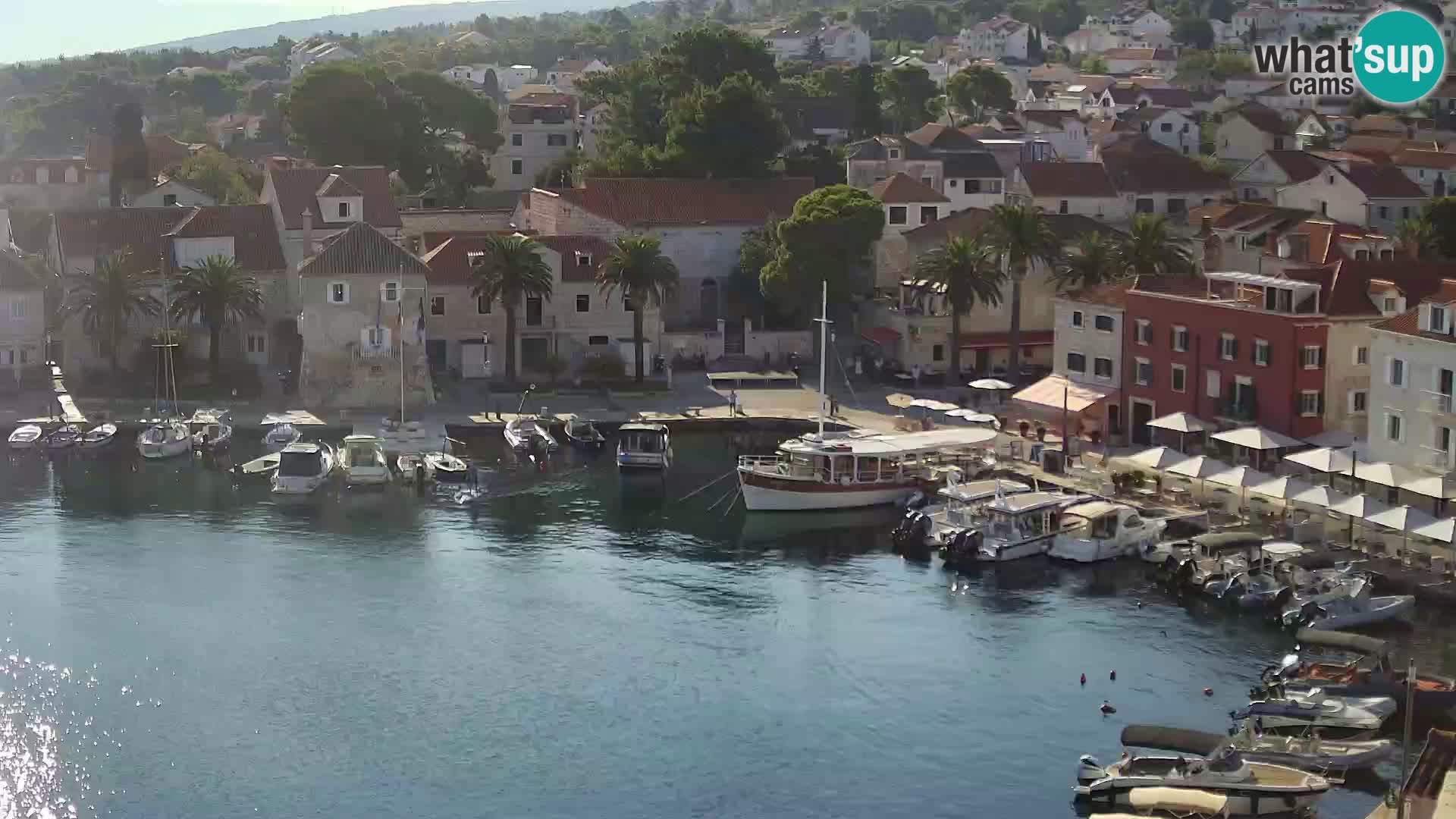 Spletna kamera Sutivan panorama – pogled v živo z otoka Brač