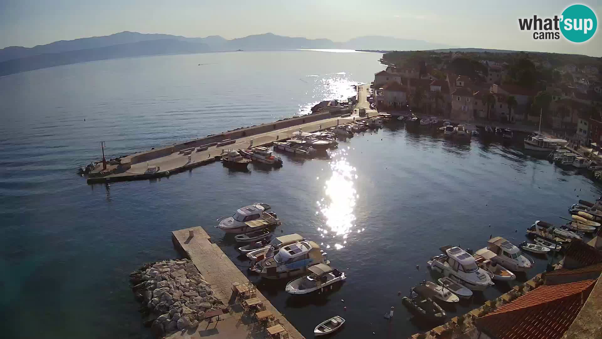 Webcam Sutivan panorama – Vista live dall’isola di Brač