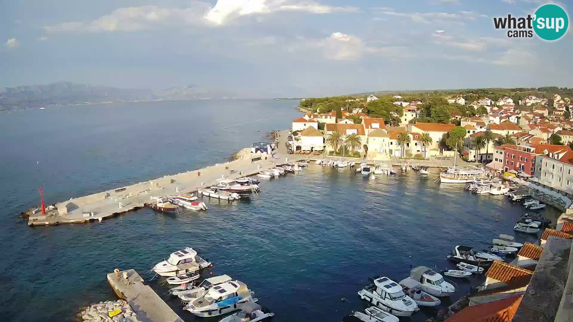 Web kamera Sutivan panorama – Pogled uživo s otoka Brača
